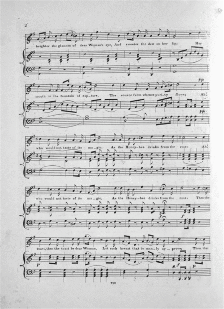 The Toast Be Dear Woman Voice scores gallery preview page 2