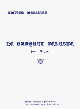 Book cover for Le Banquet Celeste