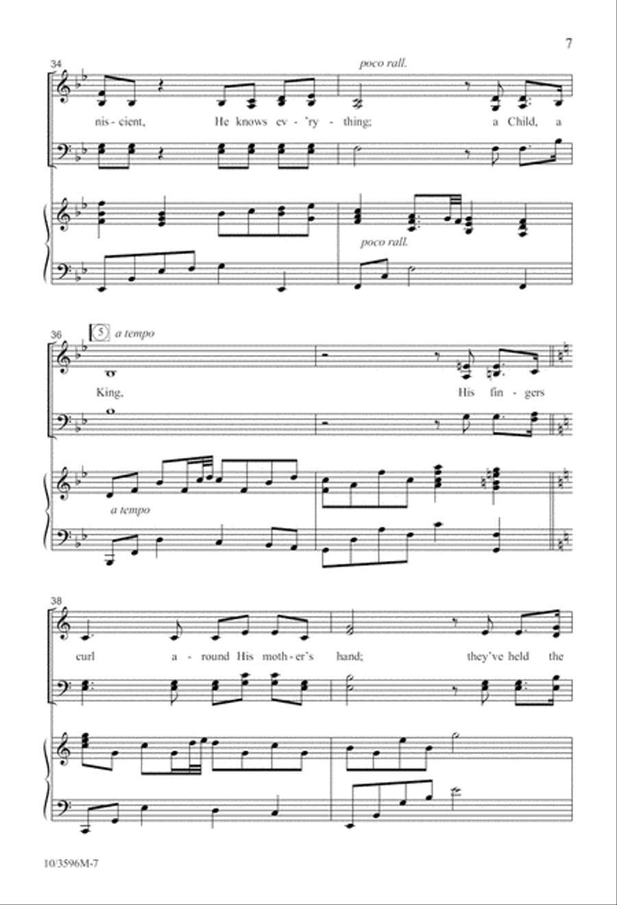 A Child, A King 4-Part scores gallery preview page 8