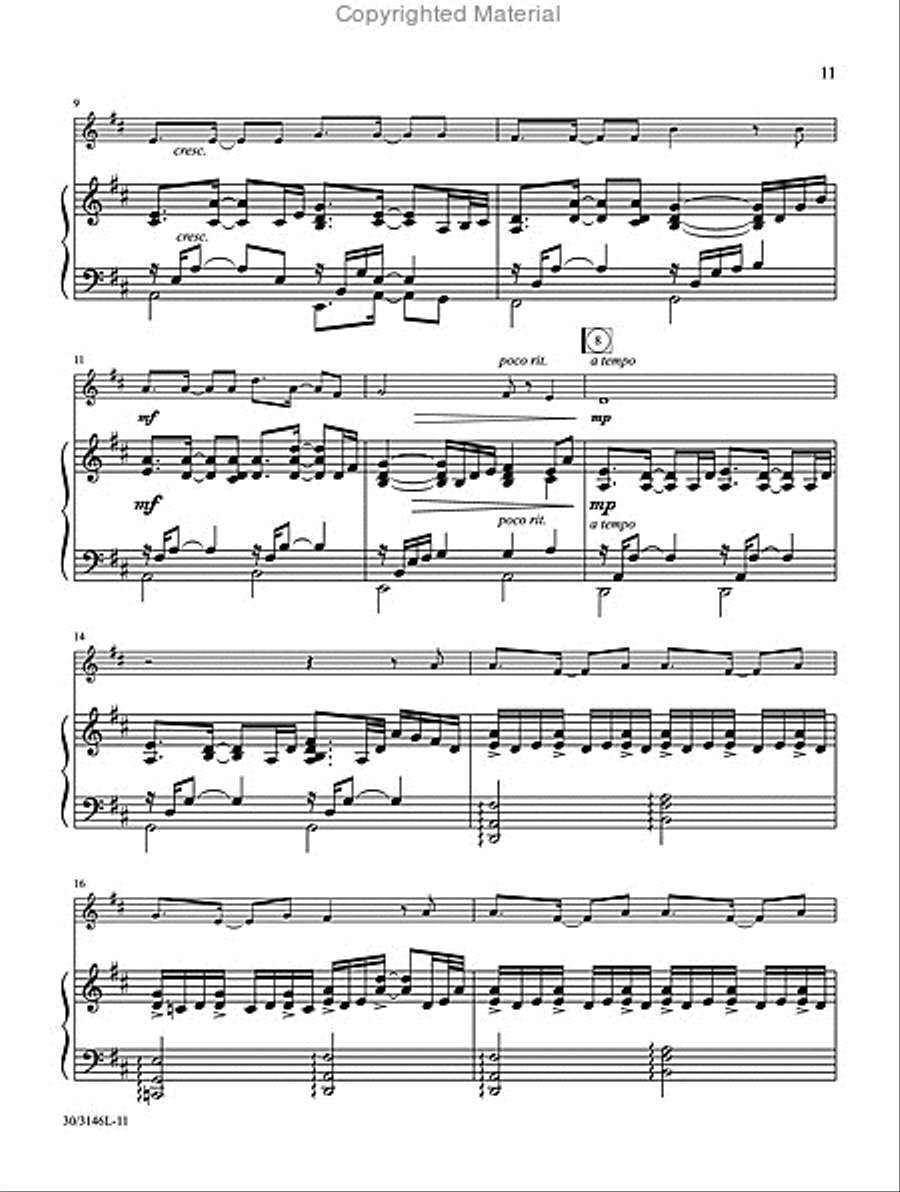 Christmas Winds Clarinet scores gallery preview page 9