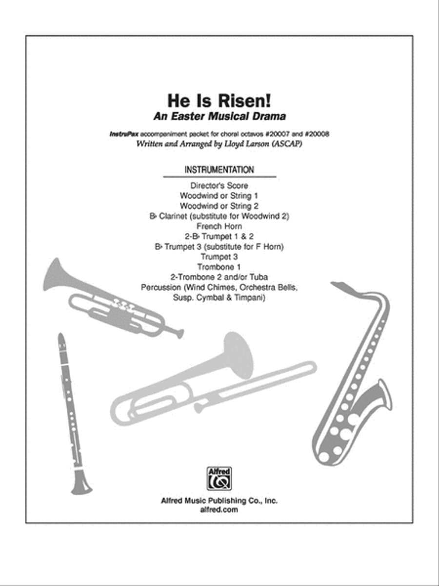 He Is Risen! Choir scores gallery preview page 1