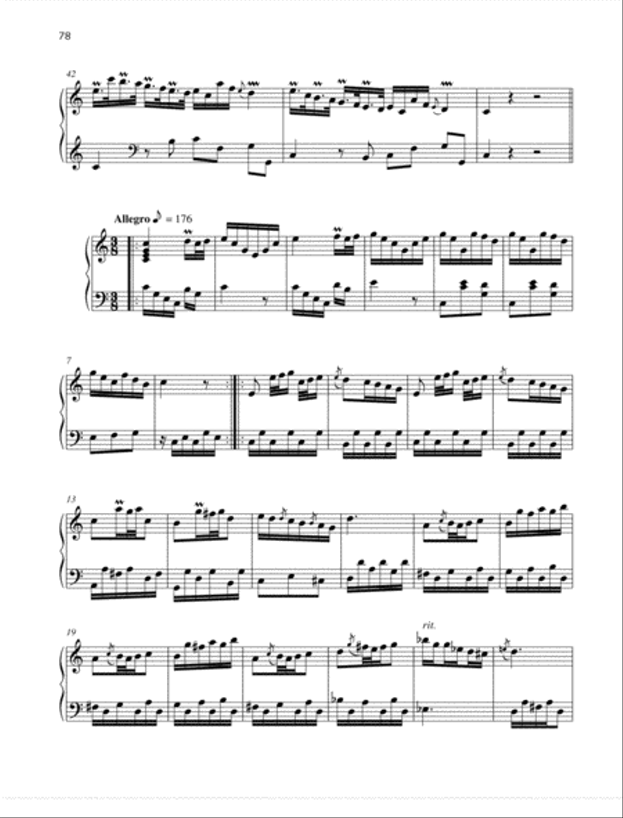 Sonata C major Piano scores gallery preview page 5