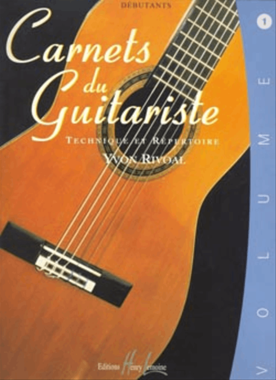Carnets du guitariste - Volume 1 Guitar scores gallery preview page 1