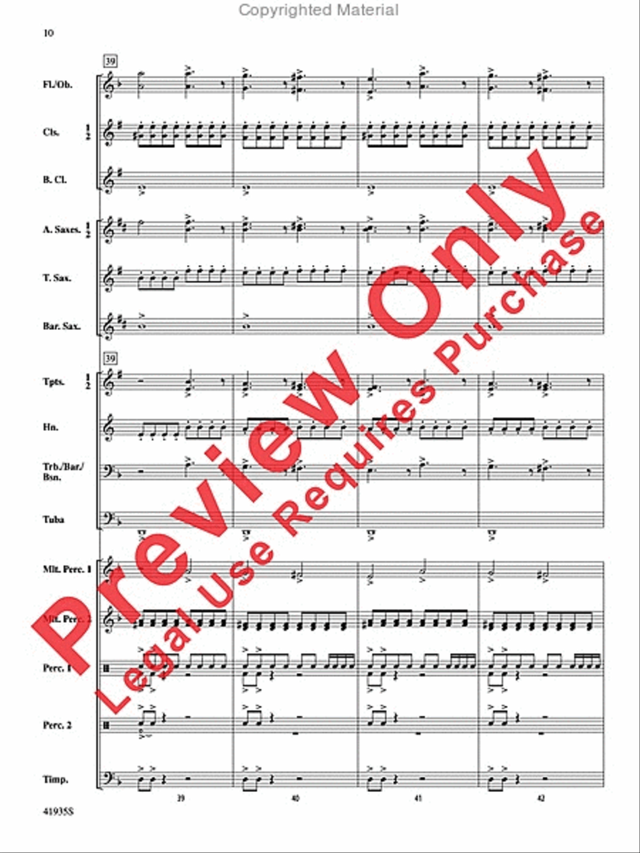 IronHeart Concert Band scores gallery preview page 10