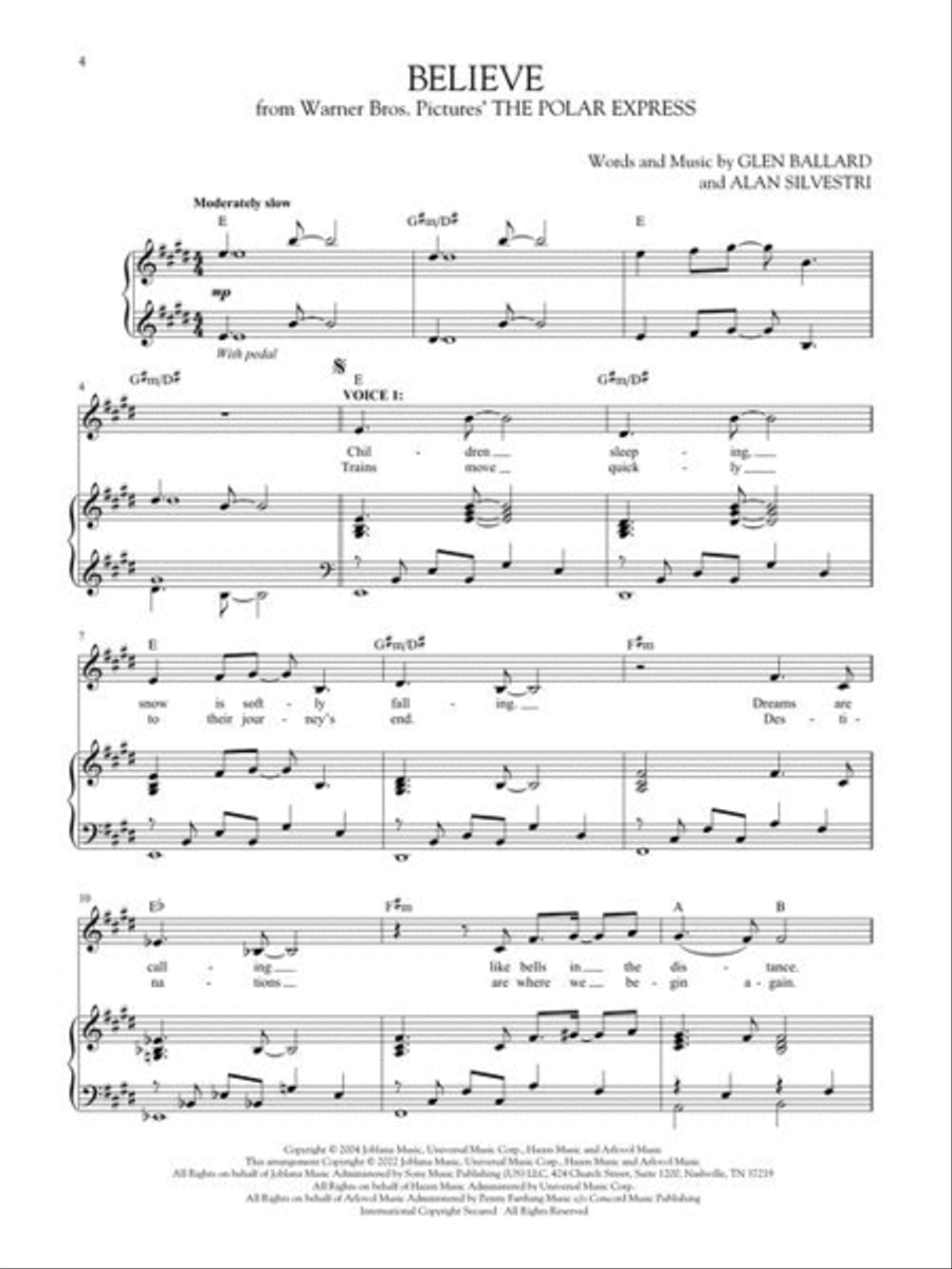 Christmas Vocal Duets Piano Accompaniment scores gallery preview page 4