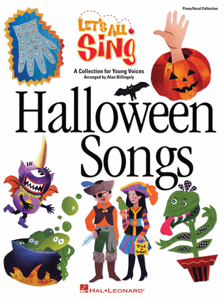 Book cover for Let's All Sing Halloween Songs