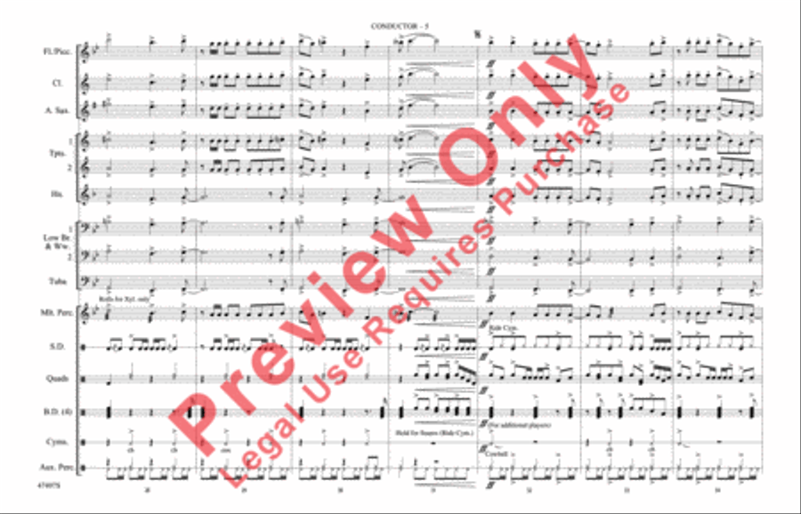 No Tears Left to Cry No Tears Left to Cry Marching Band scores gallery preview page 6