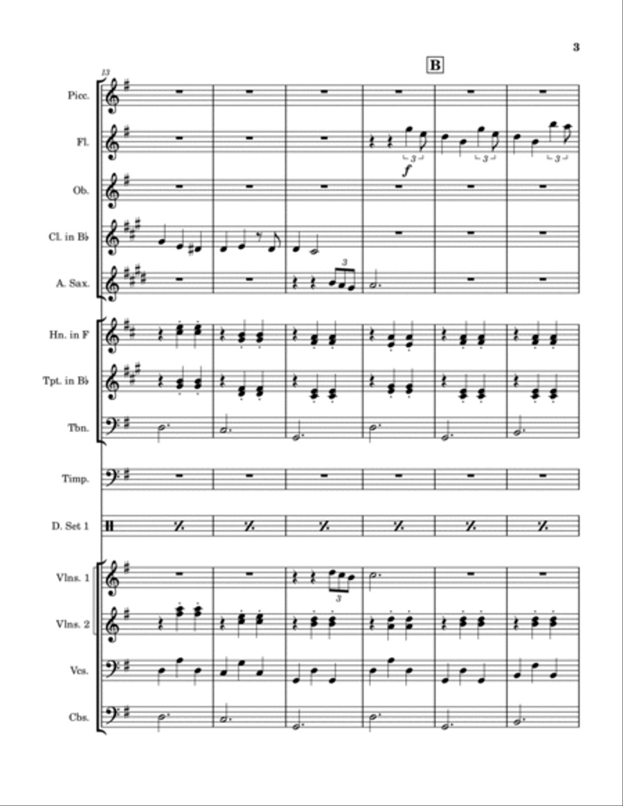 Silver Bells Full Orchestra scores gallery preview page 3