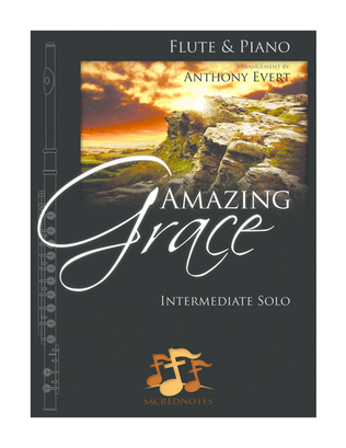 Book cover for Amazing Grace-Flute & Piano