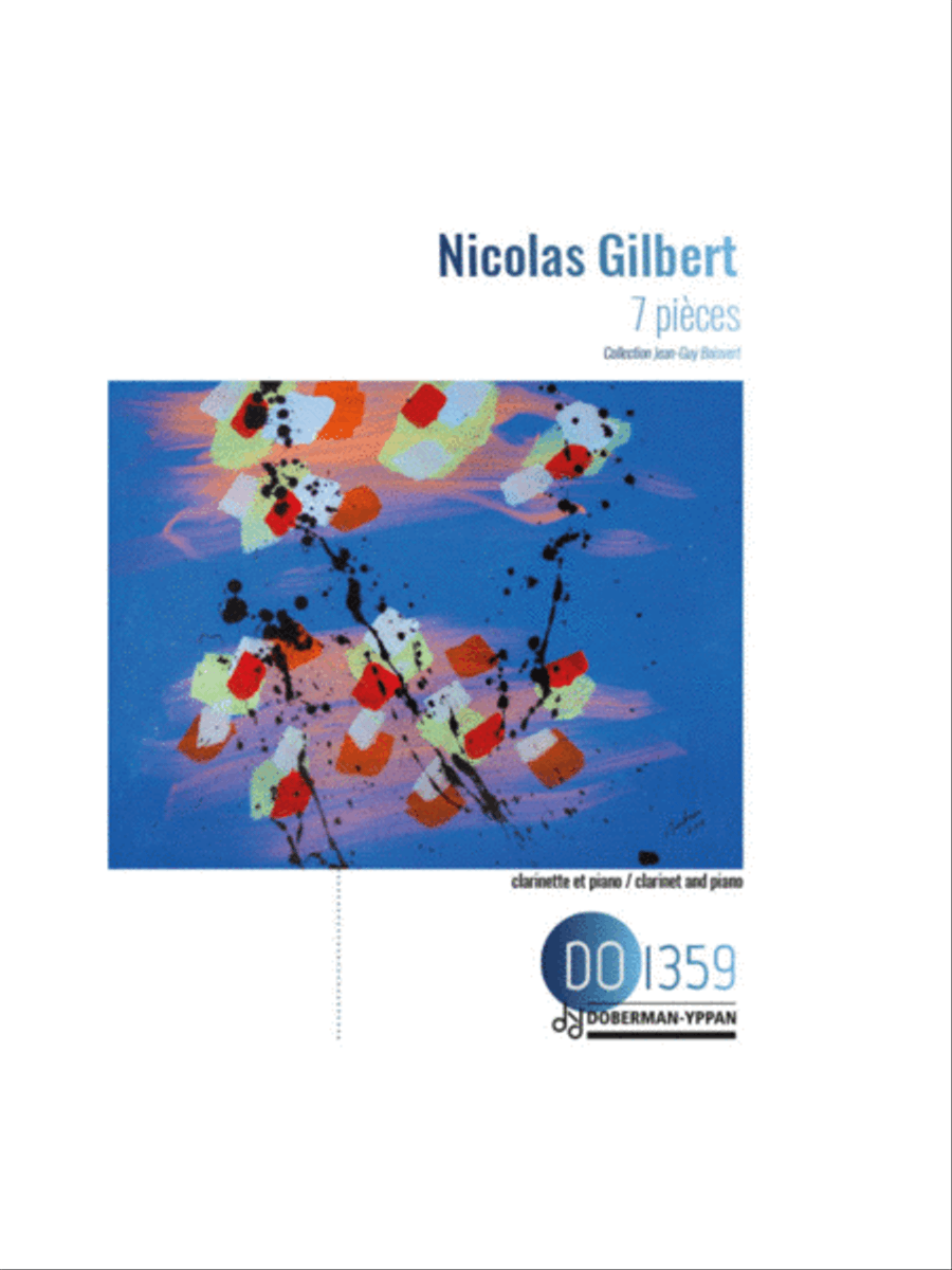 Sept pièces Clarinet Solo scores gallery preview page 1