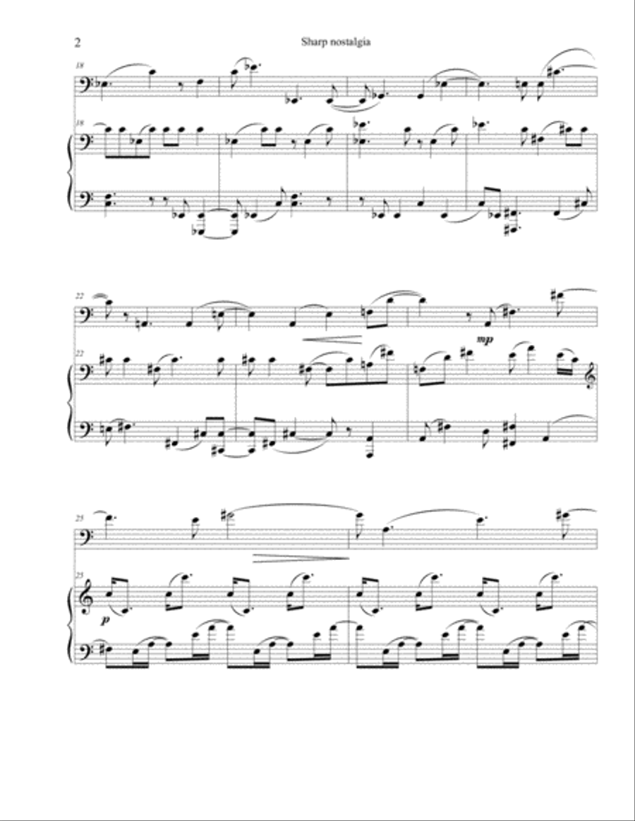 [Wiemann] Sharp Nostalgia Clarinet Solo scores gallery preview page 6