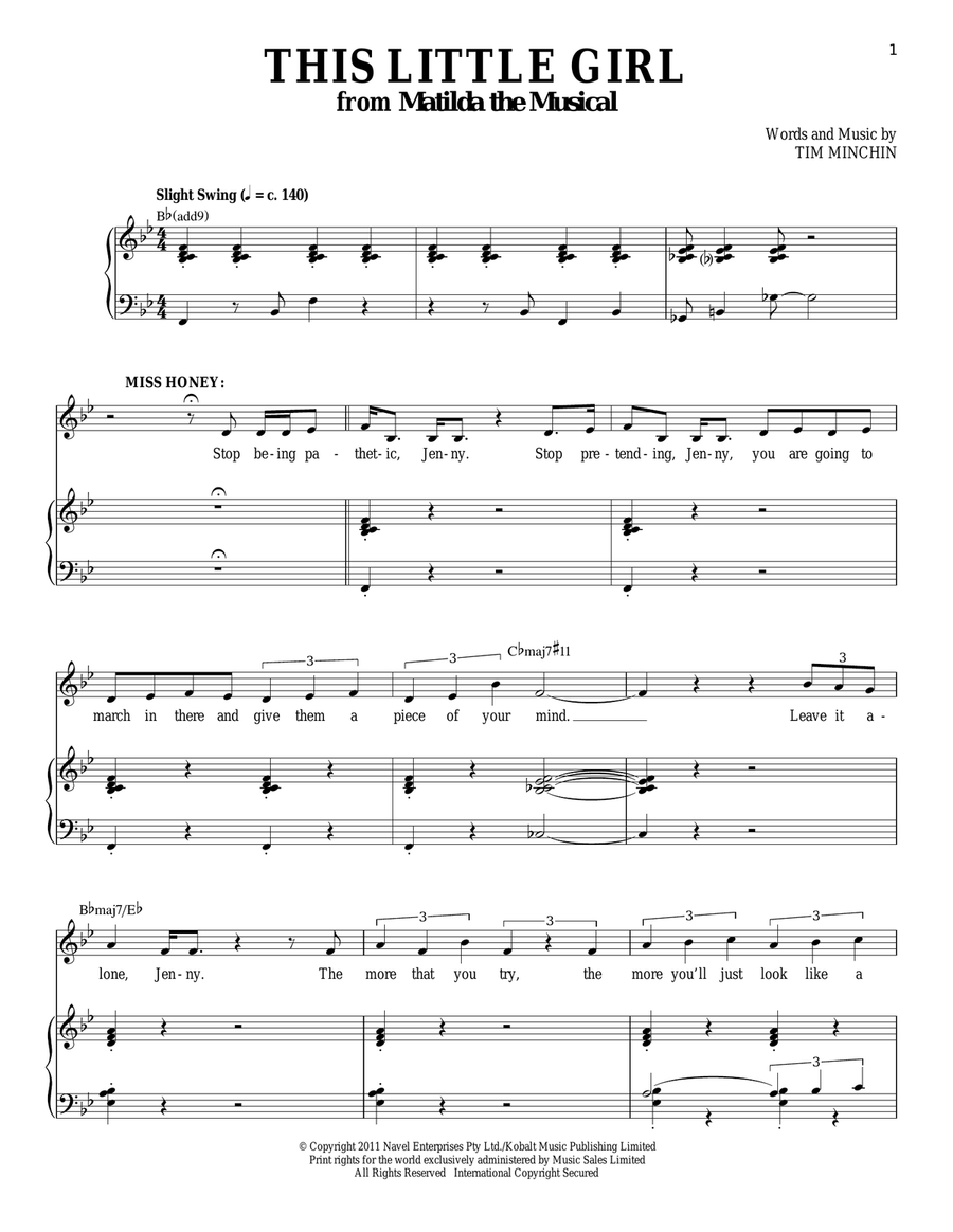 This Little Girl Voice scores gallery preview page 1