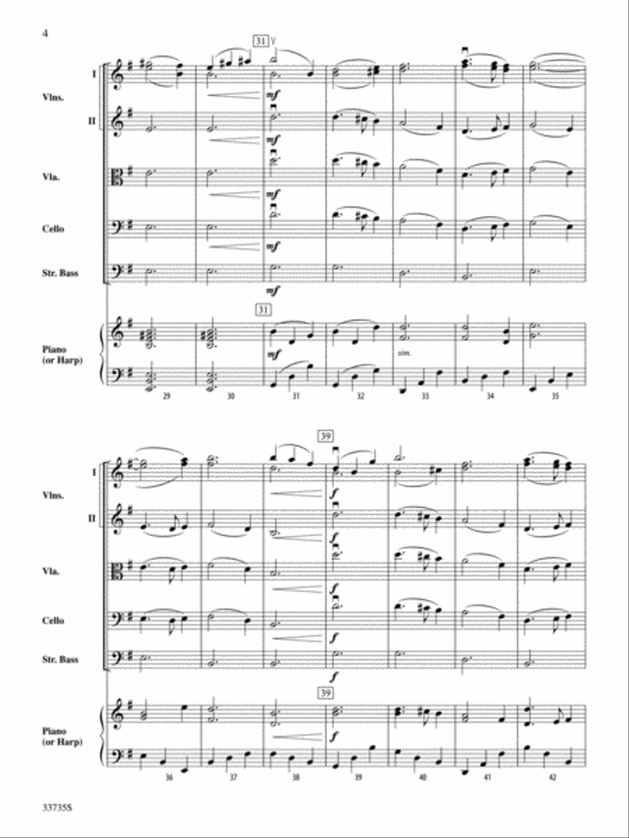 Greensleeves Greensleeves String Orchestra scores gallery preview page 4