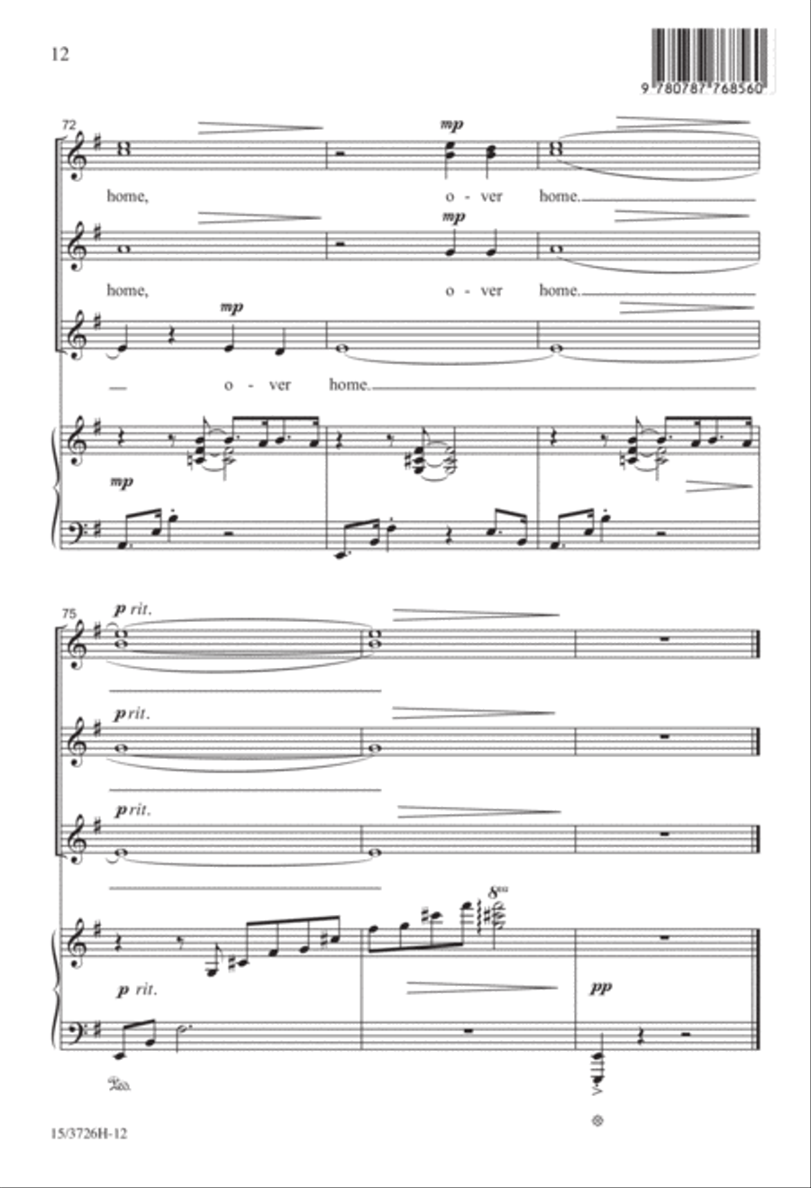 Wayfarin' Stranger SSA scores gallery preview page 12