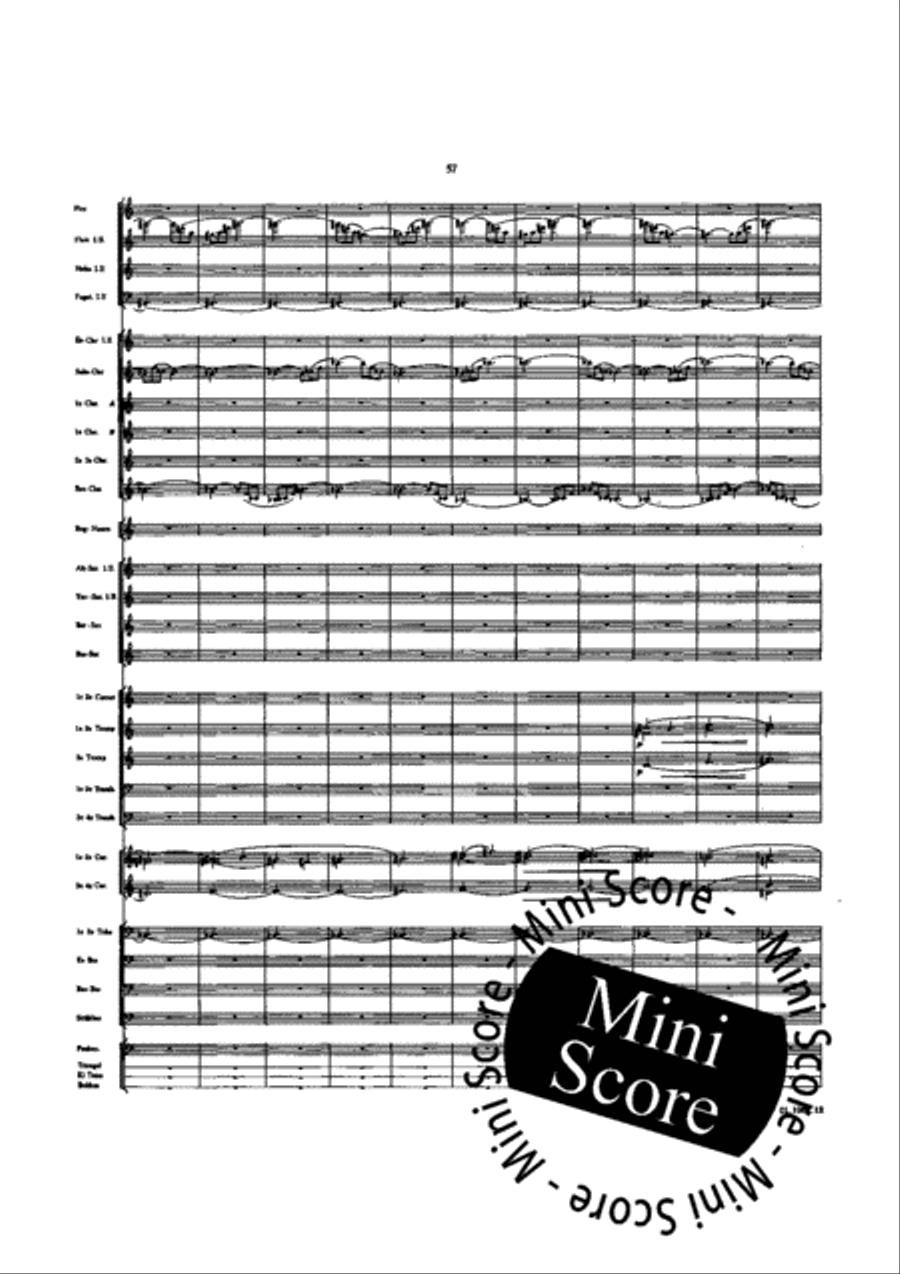 Symphonie pour Orchestre d'Harmonie Concert Band scores gallery preview page 63