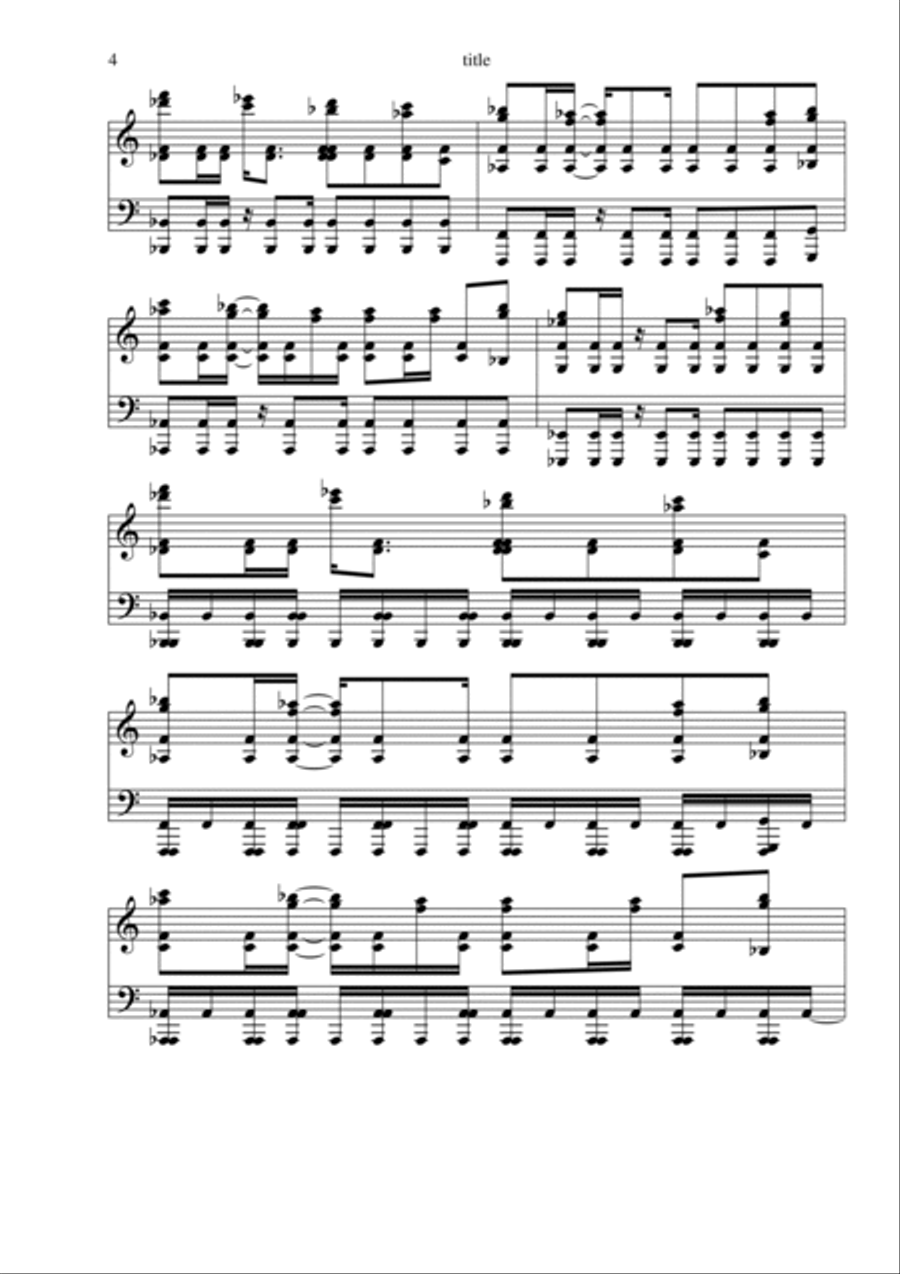 Truth War (Zephyr the West Wind [OBST]) Piano Solo scores gallery preview page 4