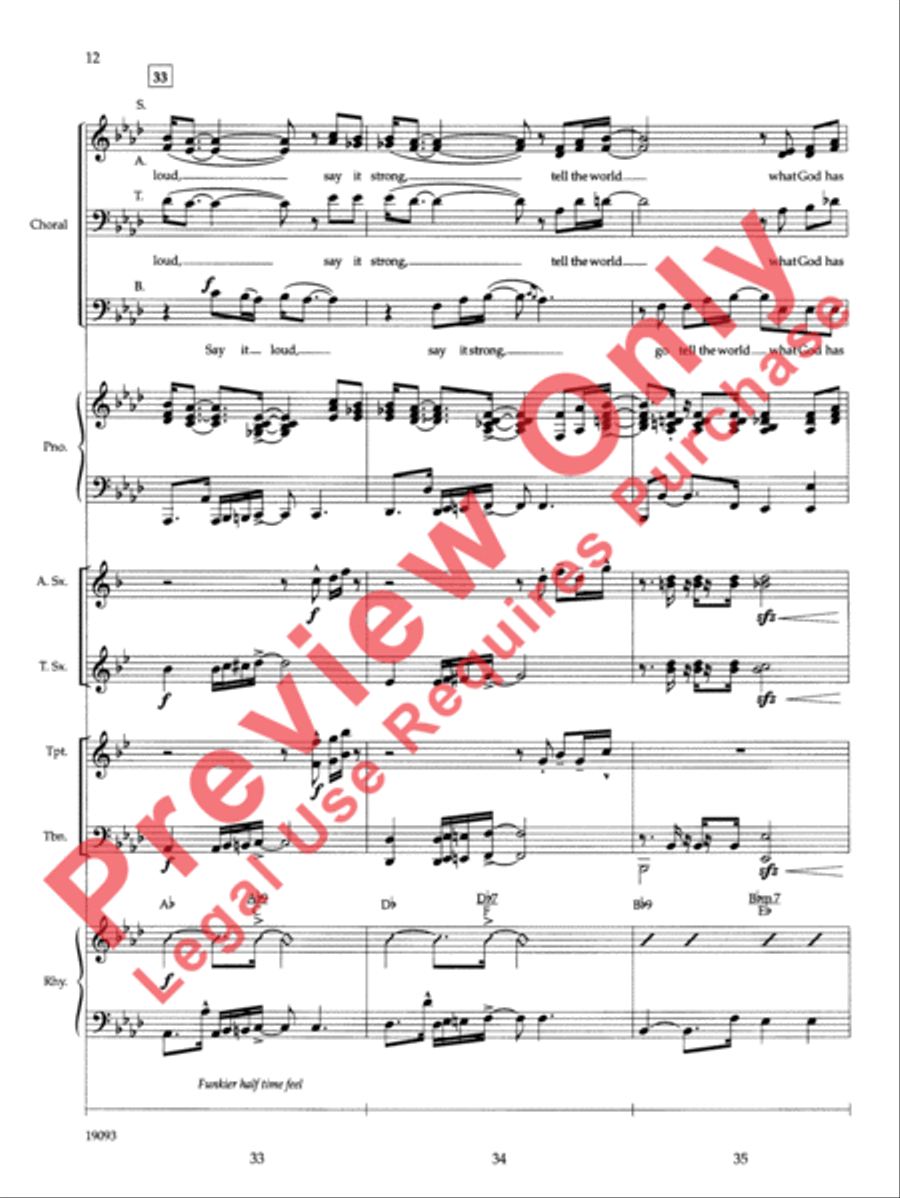 Say It Loud Choir scores gallery preview page 15