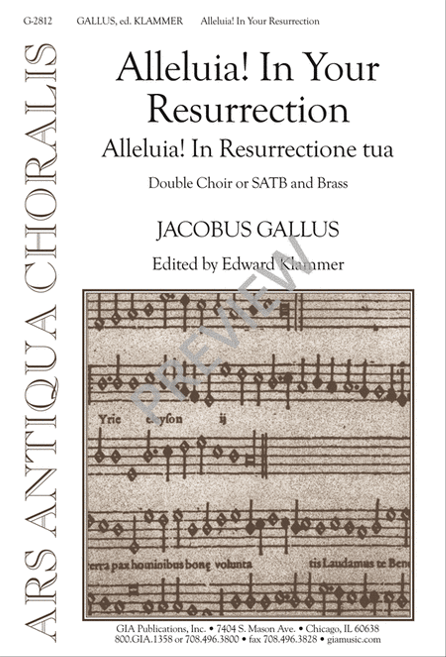 Alleluia! In Your Resurrection 4-Part scores gallery preview page 2