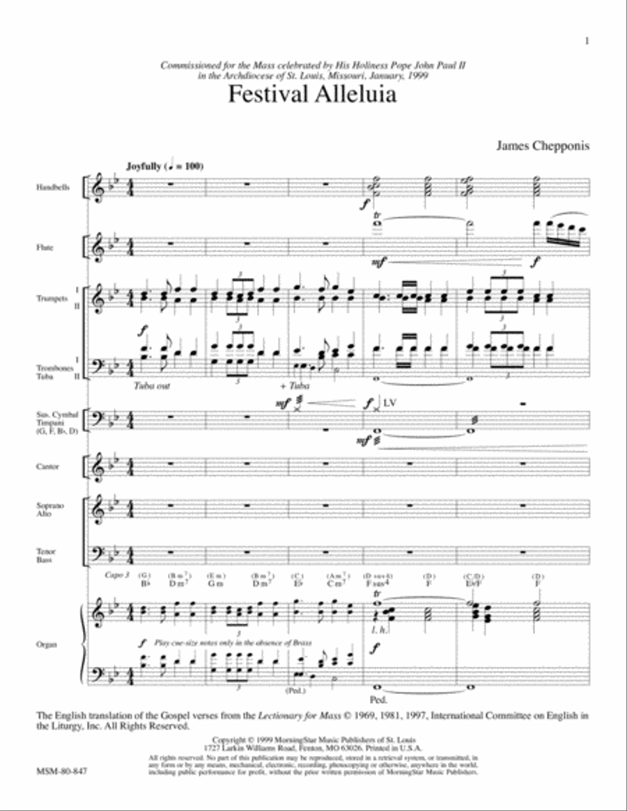 Festival Alleluia Choir scores gallery preview page 2