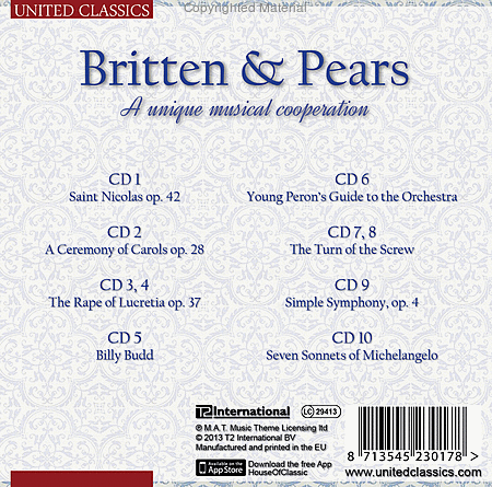 Britten & Pears: a Unique Musi