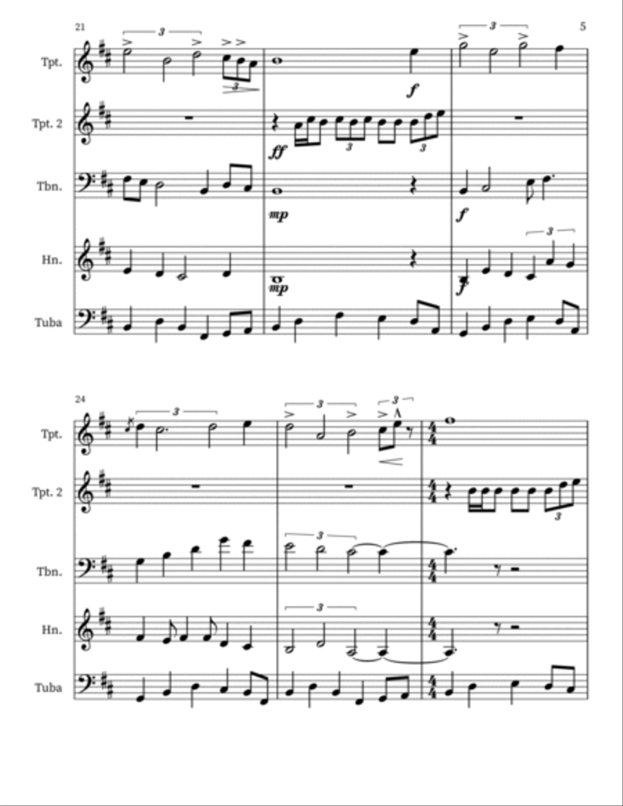 Nice Try Small Ensemble scores gallery preview page 5