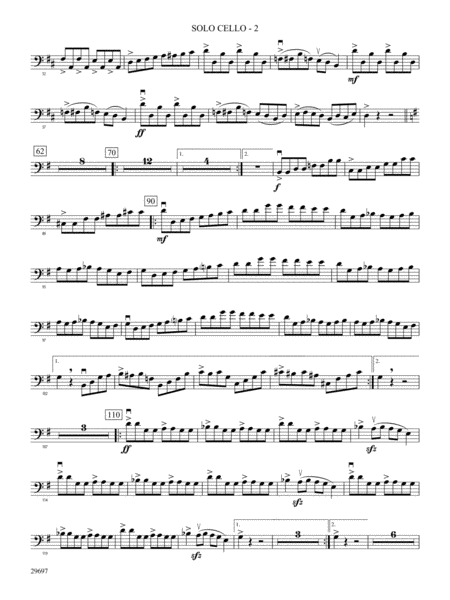 Fiddle-Faddle for Soloist and Full Orchestra: Solo Cello
