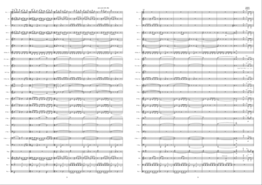 Musical Daens Suite Concert Band scores gallery preview page 16