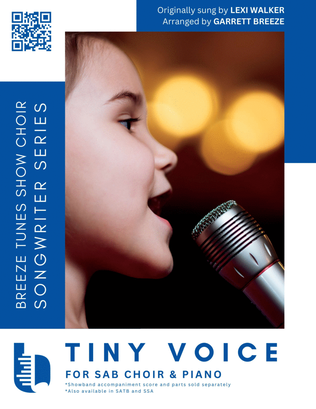 Book cover for Tiny Voice (SAB)