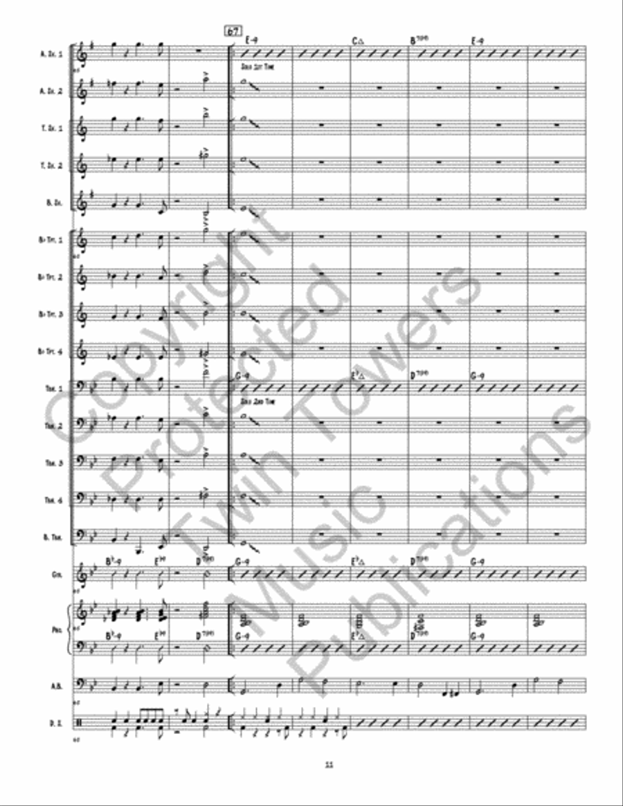 Caramel Macchiato Caramel Macchiato Jazz Ensemble scores gallery preview page 12