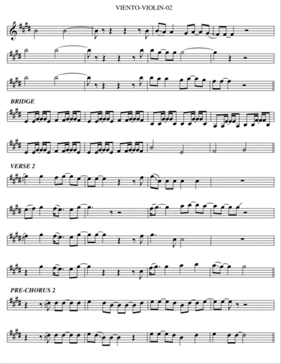 Viento Tenor Saxophone scores gallery preview page 2