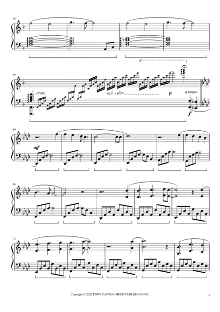 Red Swan Piano Solo scores gallery preview page 3
