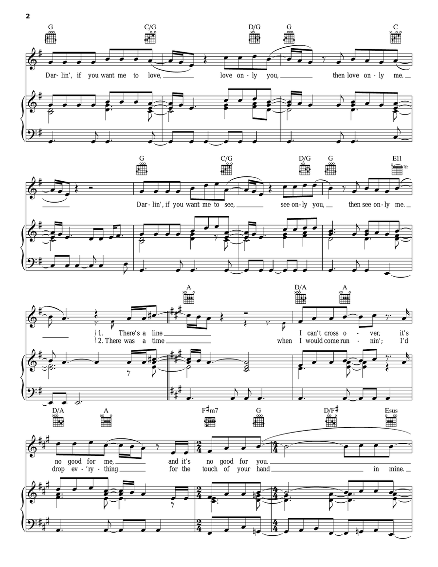 Get Closer Piano, Vocal, Guitar scores gallery preview page 2