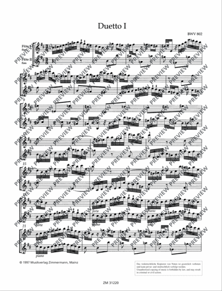 Duets Flute Duet scores gallery preview page 5