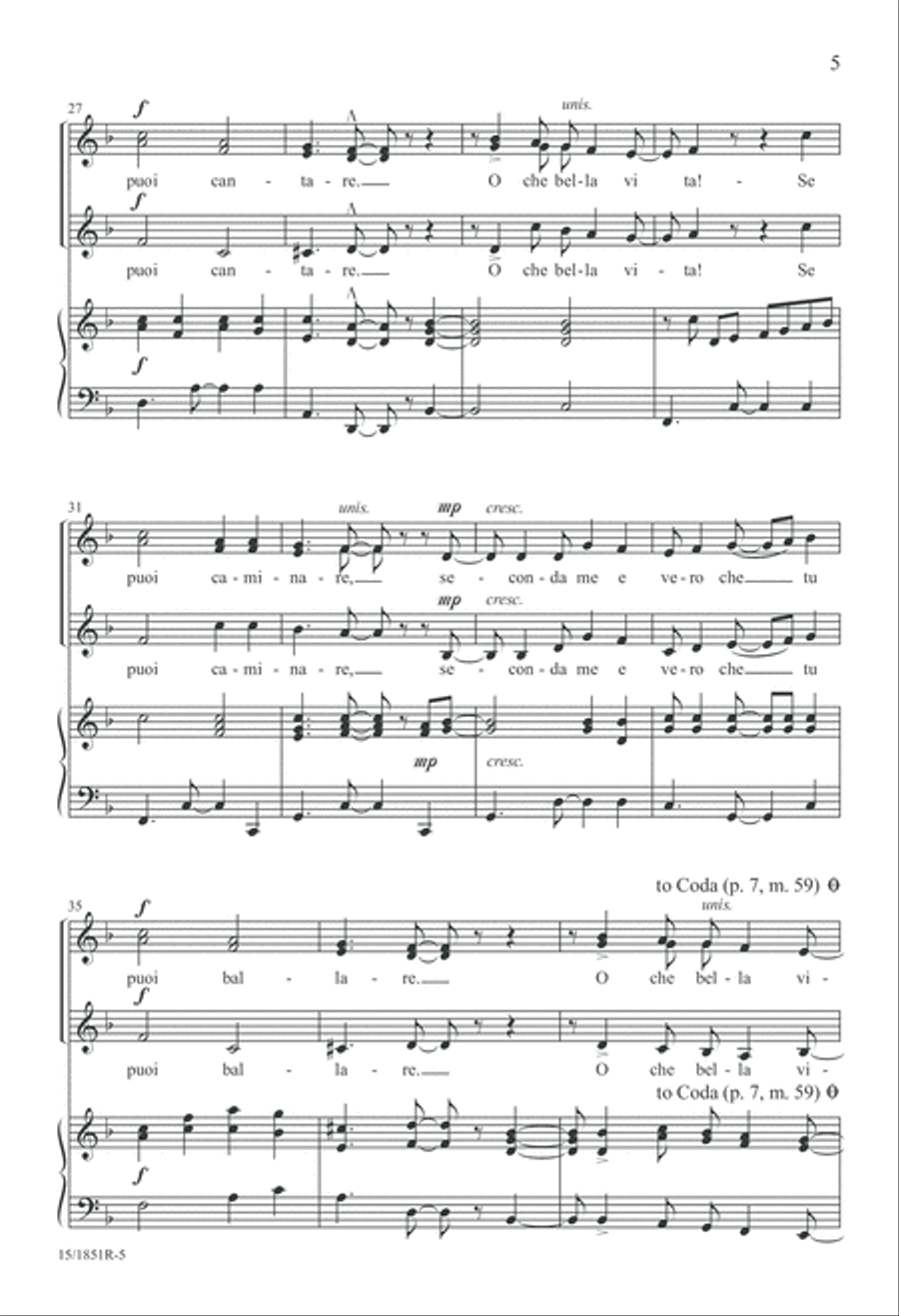Se Puoi Parlare Se Puoi Parlare SSA scores gallery preview page 5