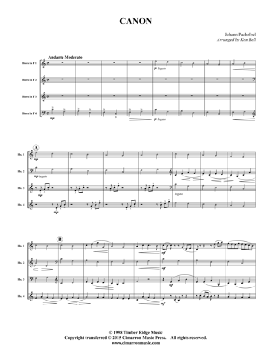 Canon Canon Horn scores gallery preview page 1