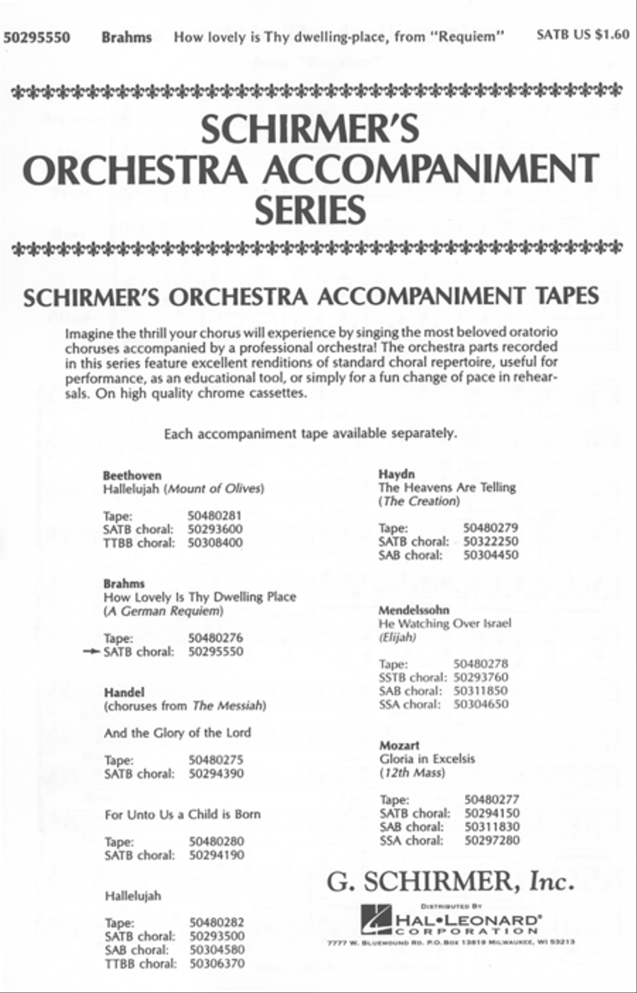 How Lovely Is Thy Dwelling Place (from Requiem) 4-Part scores gallery preview page 1