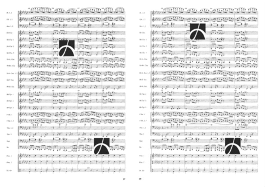Cervo a Primavera Concert Band scores gallery preview page 14