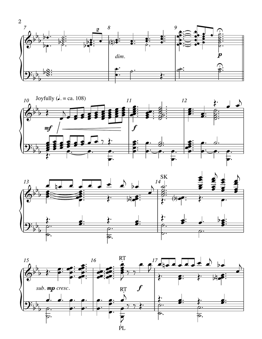Won't You Be My Neighbor? (It's A Beautiful Day In The Neighborhood) Handbell Choir scores gallery preview page 2