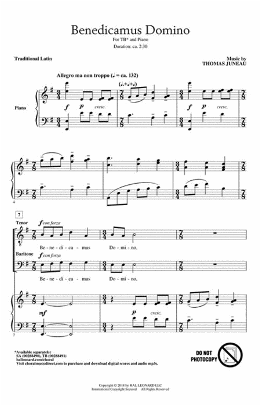 <br>Sheet music extract