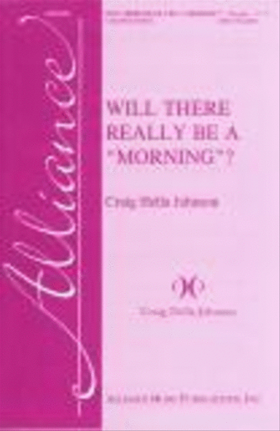 Book cover for Will There Really Be a Morning?