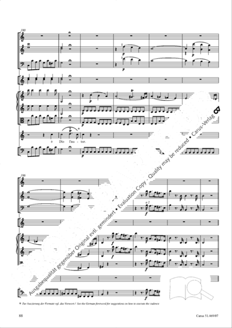 Davide penitente 4-Part scores gallery preview page 101