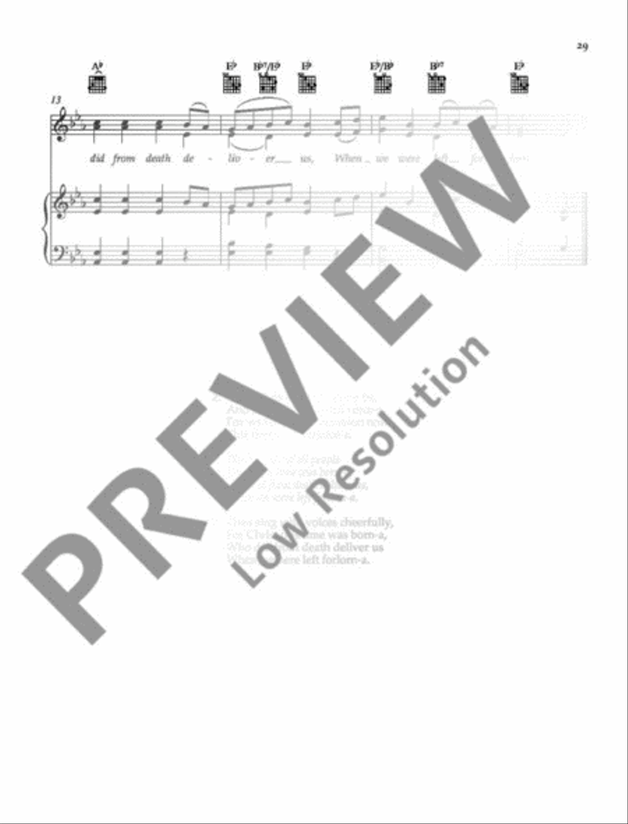 God Bless the Master of this House Voice scores gallery preview page 3