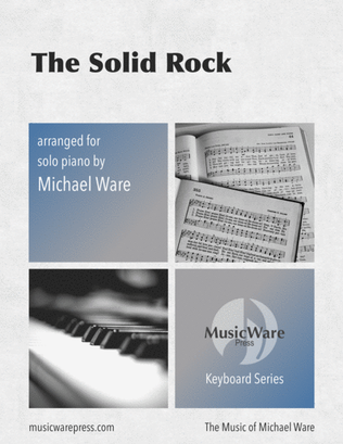 Book cover for The Solid Rock (solo piano)