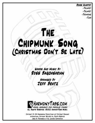 Book cover for The Chipmunk Song