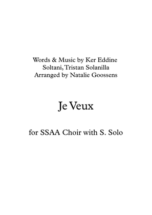 Book cover for Je Veux