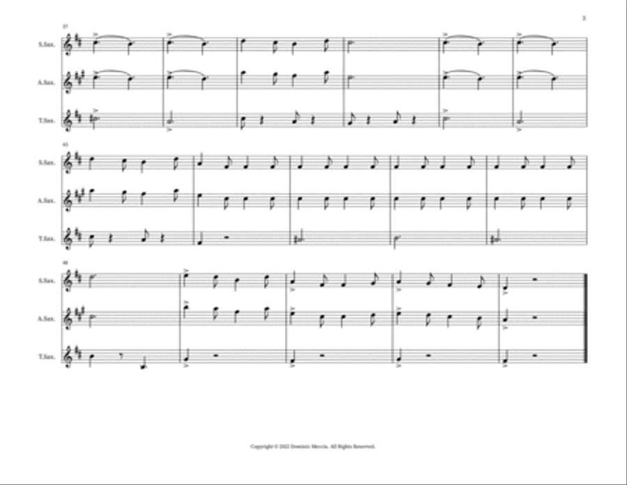 Funiculi Funicula Small Ensemble scores gallery preview page 3