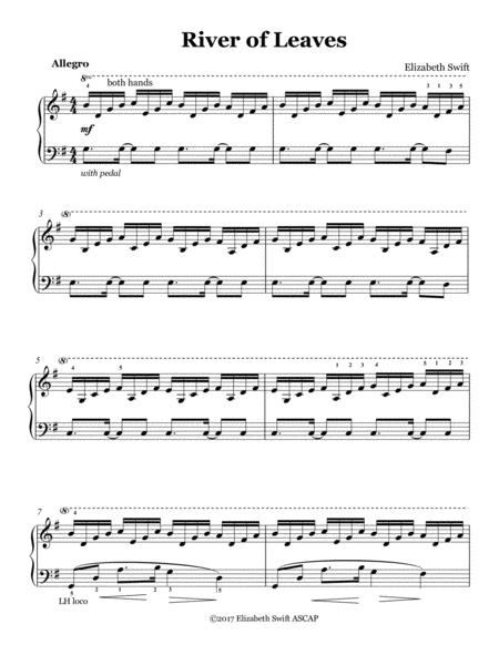 River of Leaves (Intermediate Level) Piano Solo image number null