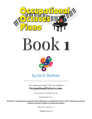 Occupational Octaves Piano™️ - Book 1