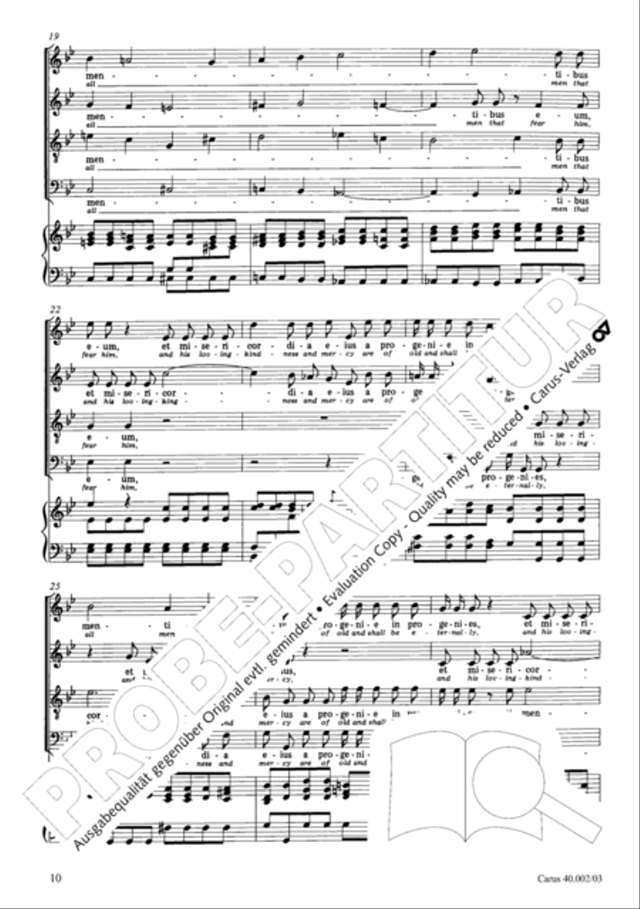 Magnificat Magnificat SA scores gallery preview page 11