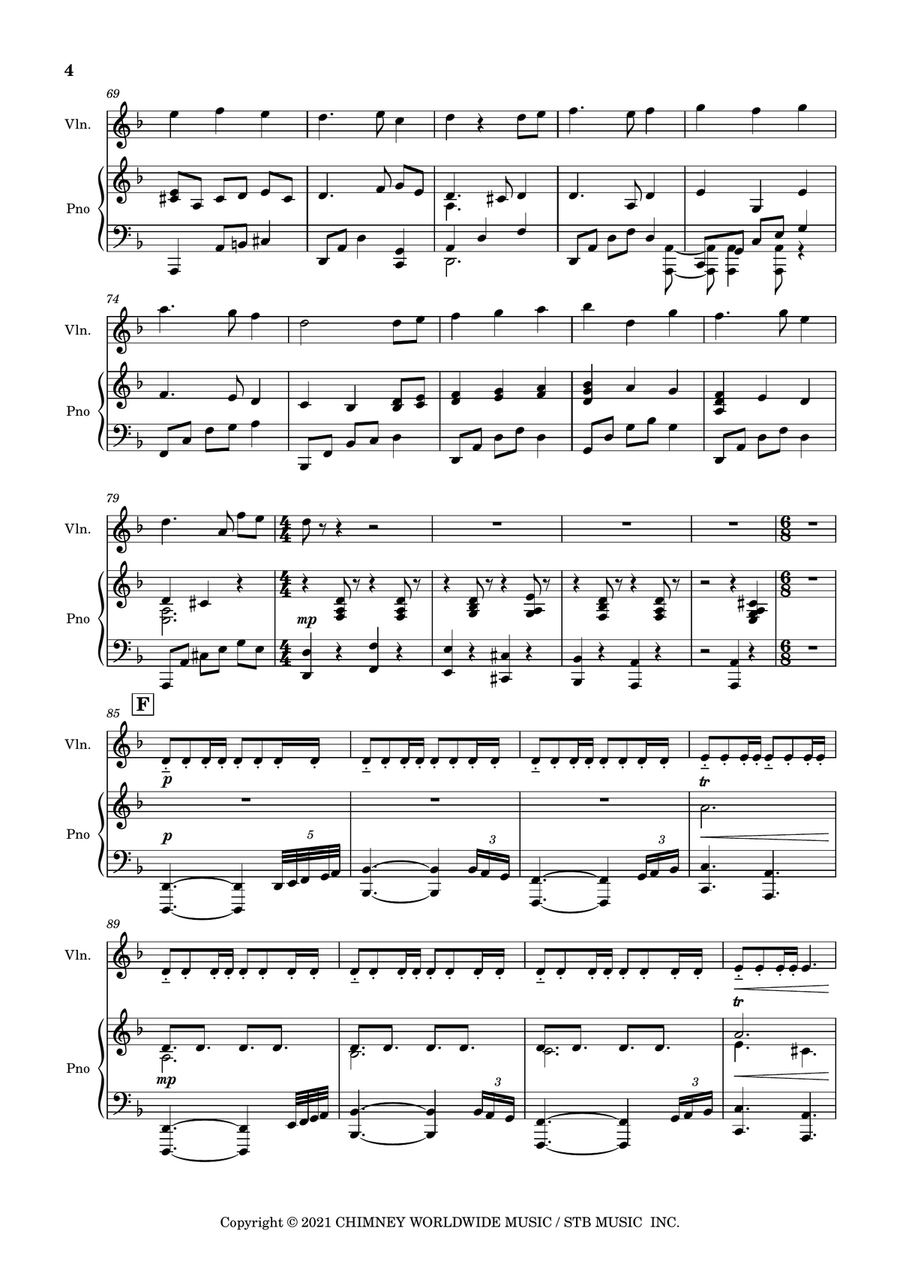 Pirates Of The Caribbean Pirates Of The Caribbean Violin Solo scores gallery preview page 5